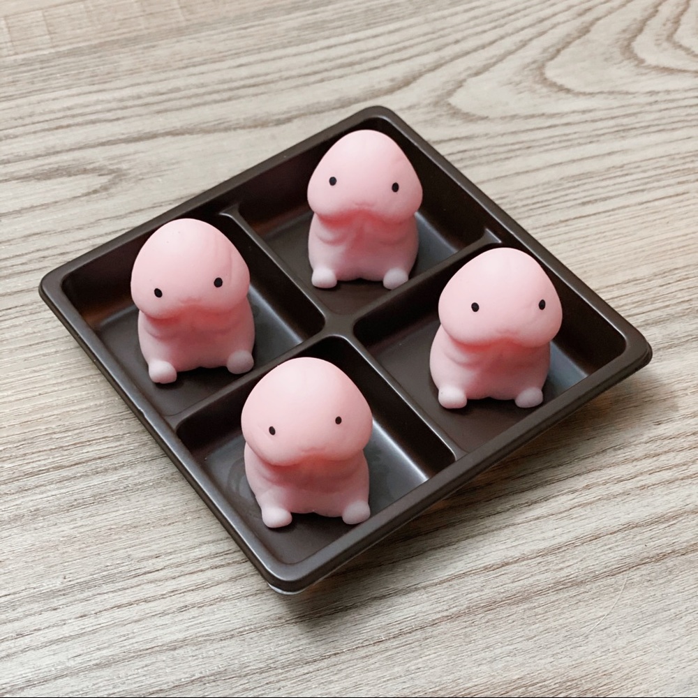 COPY - 4pcs gag toy Mochi ding-ding squishy toys